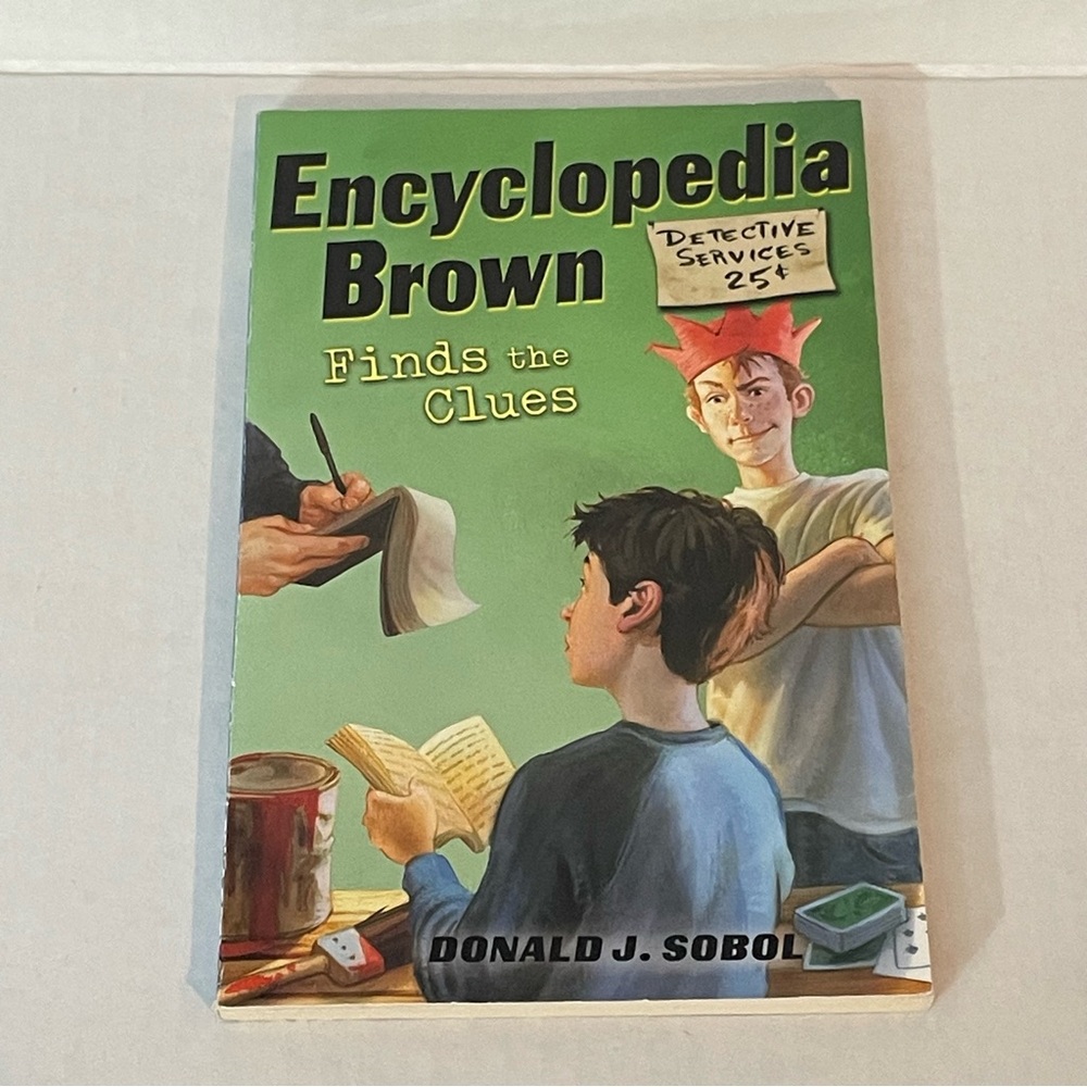 ♦️$3♦️ Encyclopedia Brown Finds the Clues kids book Donald Sobol